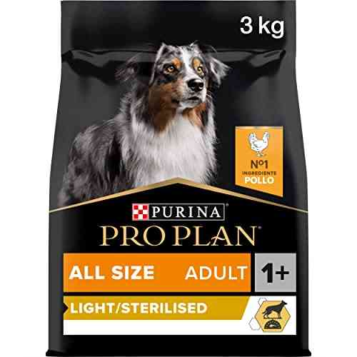 Purina Pro Plan Optiweight All Size Adult Crocchette Cani, 4 Confezioni da 3 kg 