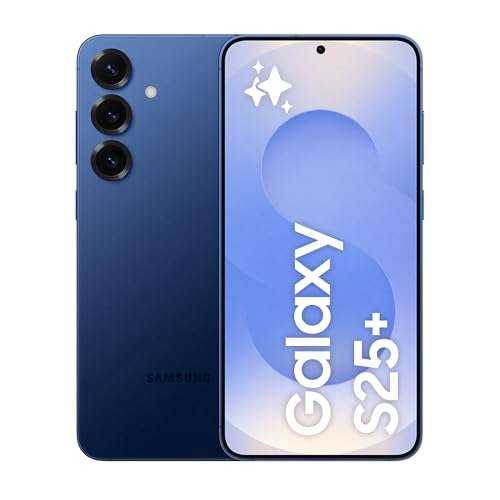 Samsung Galaxy S25+ Smartphone AI, 3 anni di Garanzia del produttore, Display 6.7'' QHD+ Dynamic AMOLED 2X, Fotocamera 50MP, RAM 12GB, 512GB, 4.900 mAh, Navy [Versione italiana] 